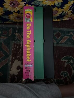 Sesame Street "Do The Alphabet" VHS Cassette - Pink & Green